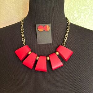 NWOT Plunder Rosewood jewelry set